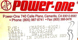 Power-One MAP55-4002 Power Supply 110V/60Hz 2A 230V/50Hz 1A