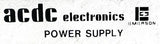 ACDC Electronics 24N2.4 Power Supply 24V@2.4A