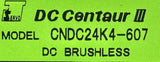 DC Centaur III CNDC24K4-607 DC Brushless Fan 24VDC 7W