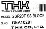 THK GSR20T SS Block Linear Guide Rail Block