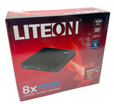 Liteon eNAU108 External Slim USB DVD/CD Writer 8x