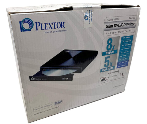 Plextor PX-610U Slim External USB DVD/CD Writer