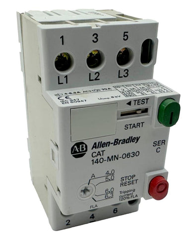 Allen-Bradley 140-MN-0630 Motor Starter Ser C 4A-6.3A