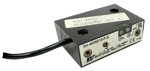 Balluff SV-45/30/15-P-S Sensor Amplifier 10-35 VDC 300mA
