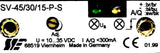 Balluff SV-45/30/15-P-S Sensor Amplifier 10-35 VDC 300mA