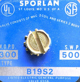 Sporlan B19S2 Solenoid Valve MOPD 300 SWP 500 120V 15W