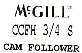 McGill CCFH-3/4-S Cam Follower width 0.5 in