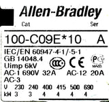 Allen-Bradley 100C09E*10 Contactor Relay Ser. A 600V AC