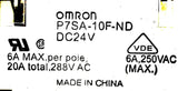 (Lot Of 2) Omron P7SA-10F-ND Relay Base 6A  250VAC