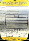 Baldor 25E018W084G2 Industrial Motor 220V 1.3/1.2A 1400/1660RPM