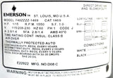 Emerson F48ZZZZ-1469 Direct Drive Fan And Blower Duty 1/15HP 1550RPM 115-230V