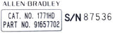 Allen Bradley 1771HD Teach Pendent Handheld 91657702