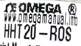 Omega HHT20-ROS Remote Optical Sensor 1.5 VDC
