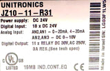 Unitronics JZ10-11-R31 Control Unit 30 VDC 250VAC 3A