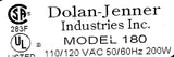 Dolan-Jenner Fiber-Lite 180 High Intensity Illuminator 110/120 VAC 50/60Hz 200W