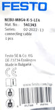 Festo NEBU-M8G4-K-5-LE4 Connecting Cable 541343 02-2022:13 (Lot of 3)