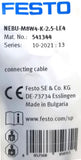 Festo NEBU-M8W4-K-2.5-LE4 Connecting Cable 541344 10-2021:13 (Lot of 3)