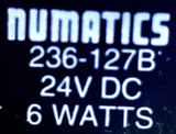 Numatics 031SS4004 Solenoid Valve 150psi Max W/ 236-127B Coil 24VDC 031SS4154G