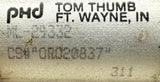 PHD Tom Thumb ML-29332 Pneumatic Air Cylinder Stainless Steel 1-1/8" Stroke