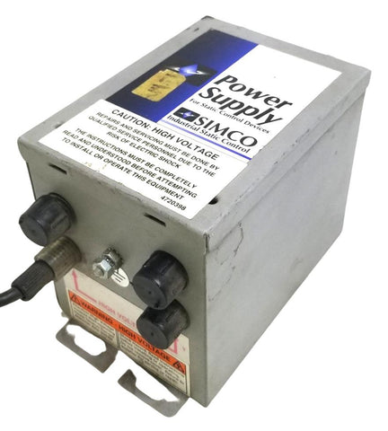 Simco D-167RY Power Unit 4000126 120VAC 50-60Hz 0.50A 7.5KV-RMS