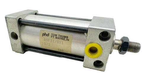 PHD Tom Thumb AVF11/8X11/2 Pneumatic Air Cylinder Stainless Steel 150PMax