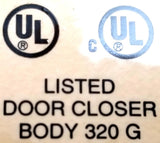 Ingersoll-Rand LCN 4033 Smoothee Door Closer LH Reg-Arm Tan-Finnish WMS-Screw