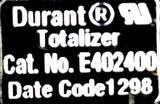 Durant E402400 Totalizer E40VOLTC (Lot of 2)