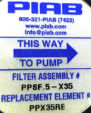 Piab PPSF.5-X35 Filter Housing