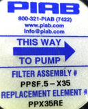 Piab PPSF.5-X35 Filter Housing