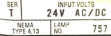 Allen-Bradley 800T-QA24 Push Button Ser-T 24V AC-DC Lamp-757 NEMA Type 4, 3