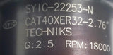 TECHNIKS SYIC-22253-N Tool Holder CAT40xER32-2.76" RPM: 18000 0716 G:2.5