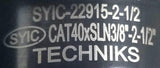 TECHNIKS SYIC-22915-2-1/2 Tool Holder CAT40xSLN3/8"-2-1/2"