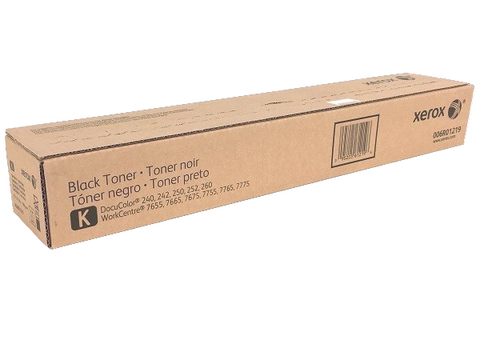 Genuine Xerox 006R01219 Black Toner Cartridge for DocuColor, WorkCentre Printers
