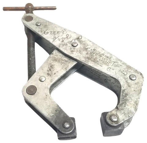 Kant-Twist 420 Cantilever Clamp 6" Silver