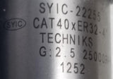 Techniks SYIC-22255 Tool Holder CAT40XER32-4" G:2.5 25000Rpm 1252