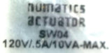 Numatics SW04 Actuator 120V 0.5A 10VA Max