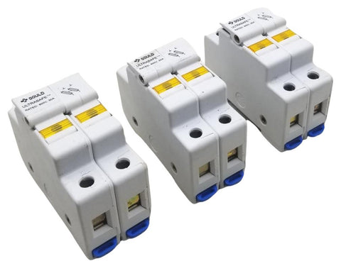 Gould USM21 Fuse Holder Ultrasafe 600V 30A (Lot of 3)