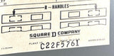 Square D QOC40MW225 Load Center Ser-L7 K-753 C22F5761