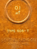General Radio 505-T Ham Radio Capacitor uF 0.1