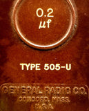 General Radio 505-U Ham Radio Capacitor uF 0.2