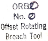 Somma ORBOO Rotary Broach Tool Holder ORBO0 W/ Box