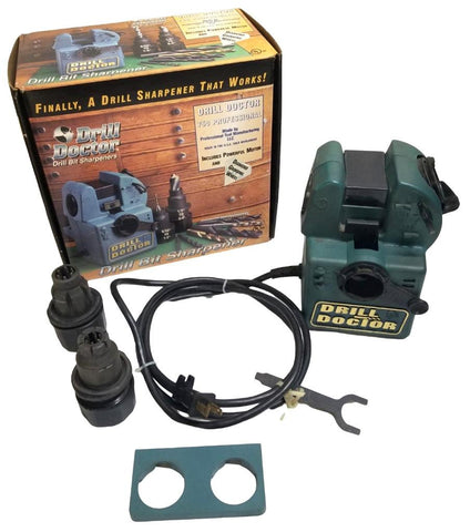 Drill Doctor DD750 Drill Bit Sharpeners 750 Professional W/ Two chucks W/ Wrench