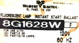 Valmont 8G1628W F Fluorescent Lamp Instant Start Ballast 120V 60Hz Class P