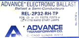 Advance REL-2P32-RH-TP Electronic Ballast 3V603 120V 60Hz 0.49A F32T8 RS-IS