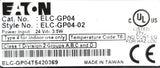 Eaton ELC-GP04 Interface Panel Control Keypad 24VDC 3.5W Type 4 Indoor Div 2