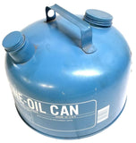 EAGLE M-2 1/2 Blue Kerosine-Oil Can 2-1/4 U.S. Gal. Galvanized Steel