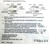 Cooper Crouse Hinds CGB194 CG Series Fittings Installation (Lot of 7)