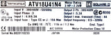 Telemecanique Square D ATV18U41N4 Frequency Converter 2.2kW 3HP 380-460V 50-60Hz