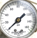 SMC AR25-N03H-Z Air Pressure Regulator W/ 0-160psi Gauge 7-125Psi