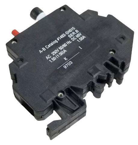 Allen-Bradley 1492-GH015 Circuit Breaker Ser B 250VAC 50-60Hz 1.50A (Lot of 4)